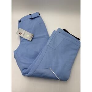 Swiss Tech Kids Snow Pants Size 7/8 Blue Insulated Winter Ski Bib NWT